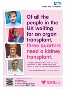 Kidney transplant poster
